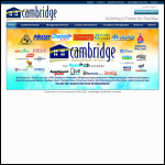 Screen shot of the Cambridge Property Services Ltd website.