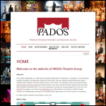Screen shot of the Grimsby & Cleethorpes Amateur Operatic Society website.