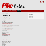 Screen shot of the Predator Publications Ltd website.