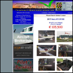 Screen shot of the V & E European Aircraft Sales Ltd website.