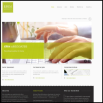 Screen shot of the Sian Associates Ltd website.