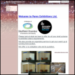 Screen shot of the Parex Exhibitions Ltd website.