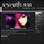 Screen shot of the Seventh Sun Ltd website.