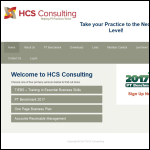 Screen shot of the Hcs Consulting Ltd website.