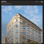Screen shot of the Stow Real Estate Plc website.