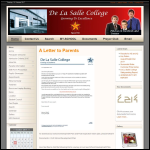 Screen shot of the De La Salle Ltd website.