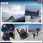 Screen shot of the British Association of Mountain Guides website.