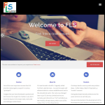 Screen shot of the F. L. Services Ltd website.