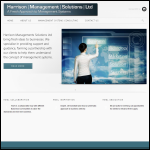 Screen shot of the Harrison Management Ltd website.