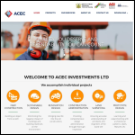 Screen shot of the Roundabout Investments Ltd website.