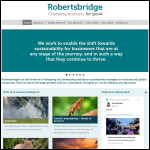 Screen shot of the Robertsbridge Ltd website.