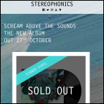 Screen shot of the The Stereophonics Music Ltd website.