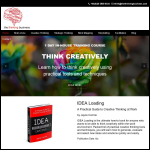Screen shot of the The Thinking Business Ltd website.