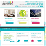 Screen shot of the Business Bookings Ltd website.