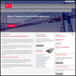 Screen shot of the Teesside Financial Management Ltd website.