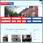 Screen shot of the Property Direct Uk Ltd website.