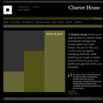 Screen shot of the Chariot House Ltd website.