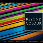 Screen shot of the Beyond Colour Ltd website.