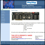 Screen shot of the Devana Systems Ltd website.