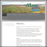 Screen shot of the Mosaic (Teesdale) Ltd website.