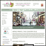 Screen shot of the Countrystiles Ltd website.
