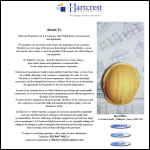Screen shot of the Hartcrest Properties Ltd website.