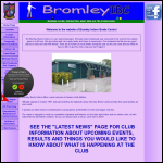 Screen shot of the Bromley Indoor Bowls Centre Ltd website.