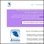 Screen shot of the Armano Ltd website.