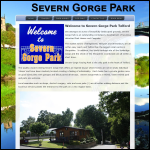 Screen shot of the Severn Gorge Park Homes Ltd website.