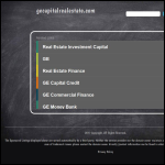 Screen shot of the Ge Real Estate Gps Ltd website.