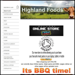 Screen shot of the The Organic Butcher Ltd website.