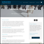 Screen shot of the Emendo Ltd website.