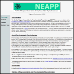 Screen shot of the NEAPP website.
