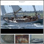 Screen shot of the M B Yachts Ltd website.