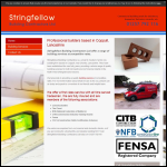 Screen shot of the Stringfellow Building Contractors Ltd website.