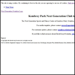Screen shot of the Next Generation Clubs Ltd website.