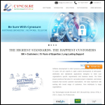 Screen shot of the Cynosure Technologies Ltd website.