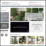 Screen shot of the Inspirations Wholesale Ltd website.