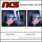 Screen shot of the Network Centric Solutions Ltd website.