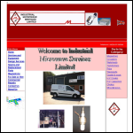 Screen shot of the Industrial Microwave Services Ltd website.