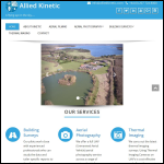 Screen shot of the Allied Kinetic Ltd website.