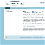 Screen shot of the Highgrove Food Distribution Ltd website.