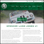 Screen shot of the Spencer Lane-jones Ltd website.