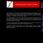 Screen shot of the Romquick Ltd website.