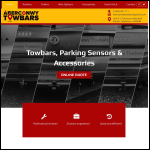 Screen shot of the Aberconwy Towbars & Trailers Ltd website.