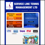 Screen shot of the Service Line Management Ltd website.