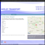 Screen shot of the Knowl Hill Transport Ltd website.