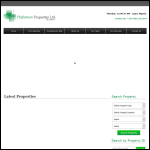 Screen shot of the High Street Properties Ltd website.