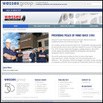 Screen shot of the Wilton Alarm Services Ltd website.