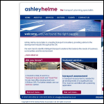 Screen shot of the Ashley Helme Associates Ltd website.